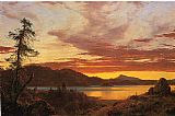 Frederic Edwin Church Famous Paintings - Sunset
